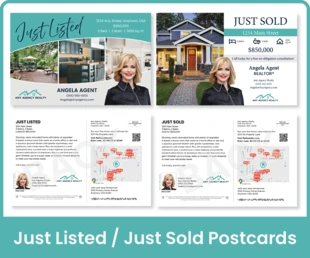 Just Listed/Sold Postcards